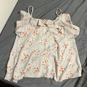 Floral print top